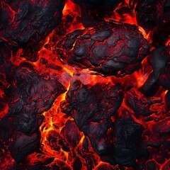 burning fire background