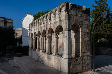 Isernia, Molise. The Fraternal Fountain.