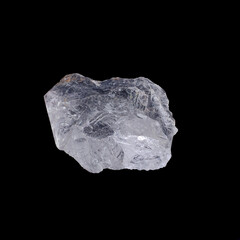 Beautiful mineral stone on a black background