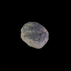 Beautiful mineral stone on a black background