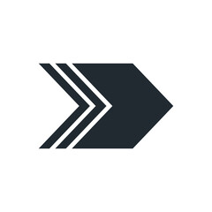 icon arrows collection in black color on a white background for website design	