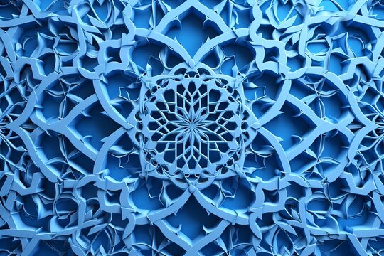 Ramadan Kareem seamless pattern background