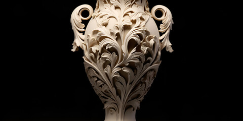 A white vase with flowers on it and the word the bottom .Large Royal Dux Bohemia Vase, 
