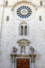 Facade of Saint Nicola's basilica, Bari, Italy