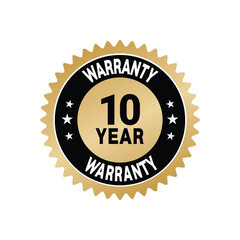 10 Year Warranty Vectors