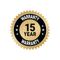 15 Year Warranty Vectors