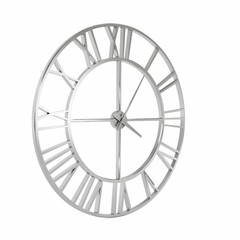 Obraz premium 3D rendering of a modern clock on a white background