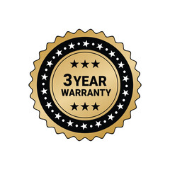 3 Year Warranty Vectors