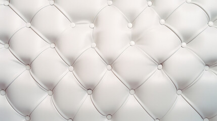 white leather upholstery pattern, background of white leather sofa texture, Beautiful white leather upholstery sofa with buttons Skin texture