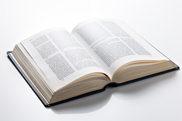 Obraz premium Book isolated on white background.