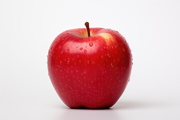 Apple on white background.
