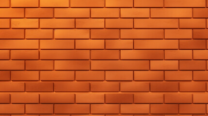 Cartoon Brick Wall stock illustration  ,Orange brick wall as the background, Red block brick wall pattern background