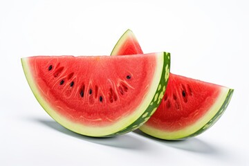 Watermelon on white background.