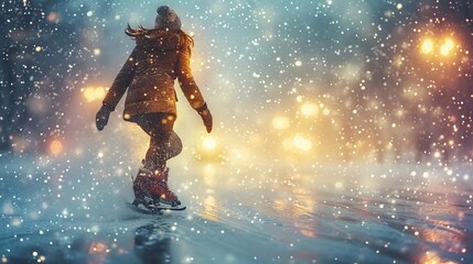 Fototapeta premium figure skating,