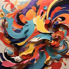 abstract background with swirls