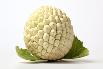 Custard apple on white background.