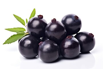 Fototapeta premium Acai berry on white background.