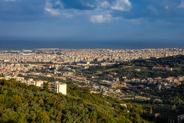 Beirut seen from the Chouf Alley, Lebanon