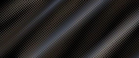 Fototapeten Black metal vector abstract background with halftone dot pattern. Modern premium gradient illustration for cover design, card, flyer, poster, luxe invite, prestigious voucher and invitation. © Maribor