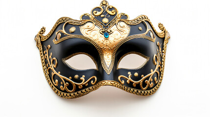 Vibrant and intricate opera carnival mask, handcrafted to perfection, beautifully embodying the essence of mystery and elegance. Its opulent design and rich colors make it a perfect centerpi