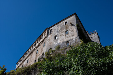 Pescolanciano, Molise. D’Alessandro Castle. View