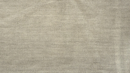 Fototapeta na wymiar Light grey cotton fabric background with empty space