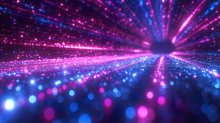 Futuristic abstract artistic particle light flowing wallpaper background