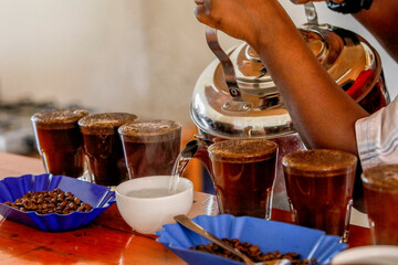 Cupping lab, coffee tasting session, Kigali, Rwanda