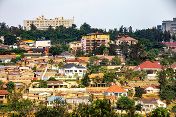 Fototapeta na wymiar Buildings in Kigali, Rwanda