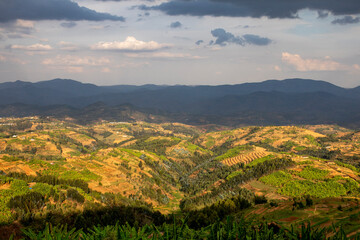 Hills in western Rwanda