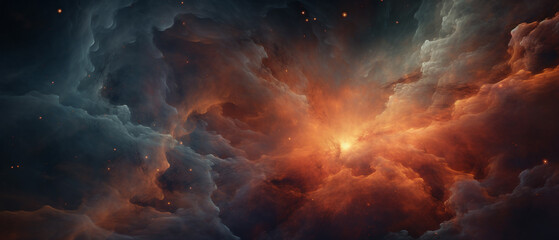 Obraz na płótnie Canvas Orion nebula abstract background, space abstract background.