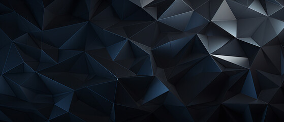 Obraz premium Dark abstract polygonal background.