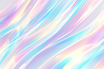 Holographic Neon background ,Colorful psychedelic Abstract. Pastel color waves for Background