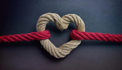 heart shaped knot - 727094031