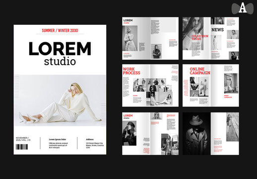 Lorem Studio Magazine Template