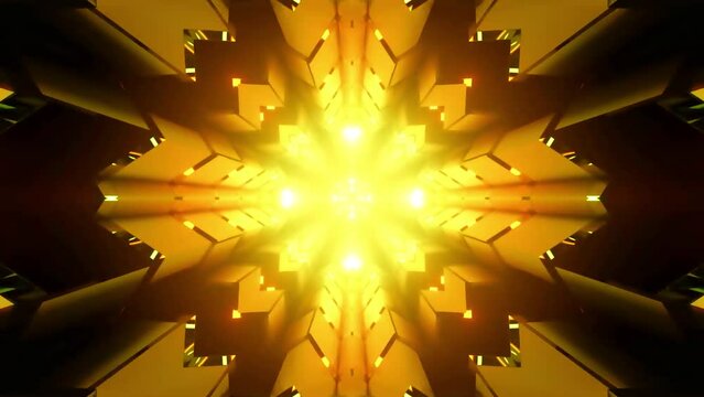 dj light vj loop kaleidoscope animation 3d abstract motion background