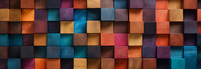 background of squares , Colorful Blocks Close-Up