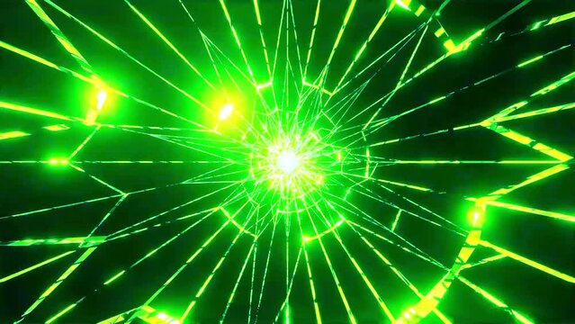 dj light vj loop kaleidoscope animation 3d abstract motion background
