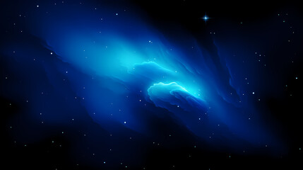 Fototapeta premium Mysterious star themed gradient background with countless twinkling stars