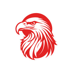 Red Eagle Emblem Illustration