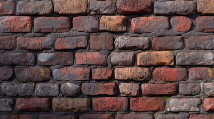 Background featuring a brick wall texture.
