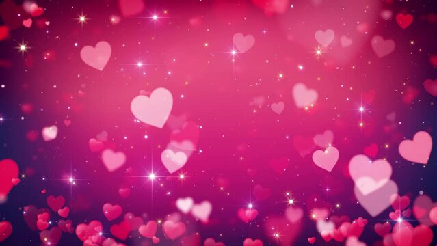 sparkling wedding anniversary love hearts backgrounds