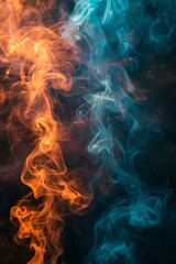 Dreamy Blur: Smoke and Color Fusion