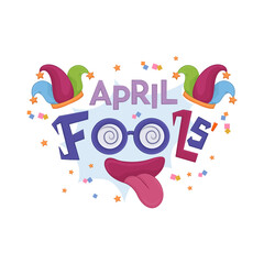 Illustration of April fools day 