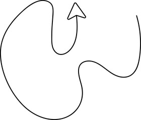 Arrow line. Elements for design