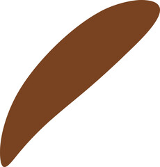 Irregular silhouette illustration. Irregular shape design element