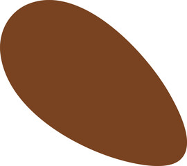 Irregular silhouette illustration. Irregular shape design element