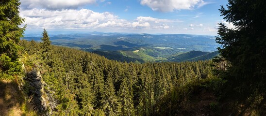Mountain panorama landscape, Polana mountains, Slovakia © Daniel Prudek