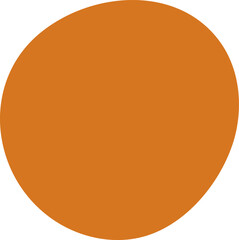 Organic blob silhouette illustration. Abstract blob design element