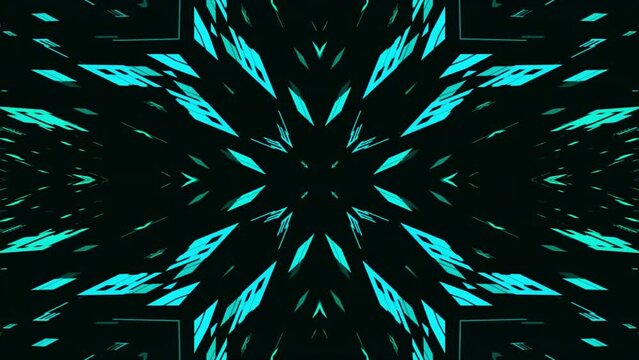 vj loop abstract kaleidoscope motion graphics background
